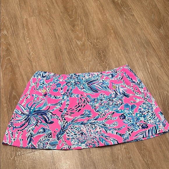 Lilly Pulitzer Madison Skort New Kids On The Dock SZ XL